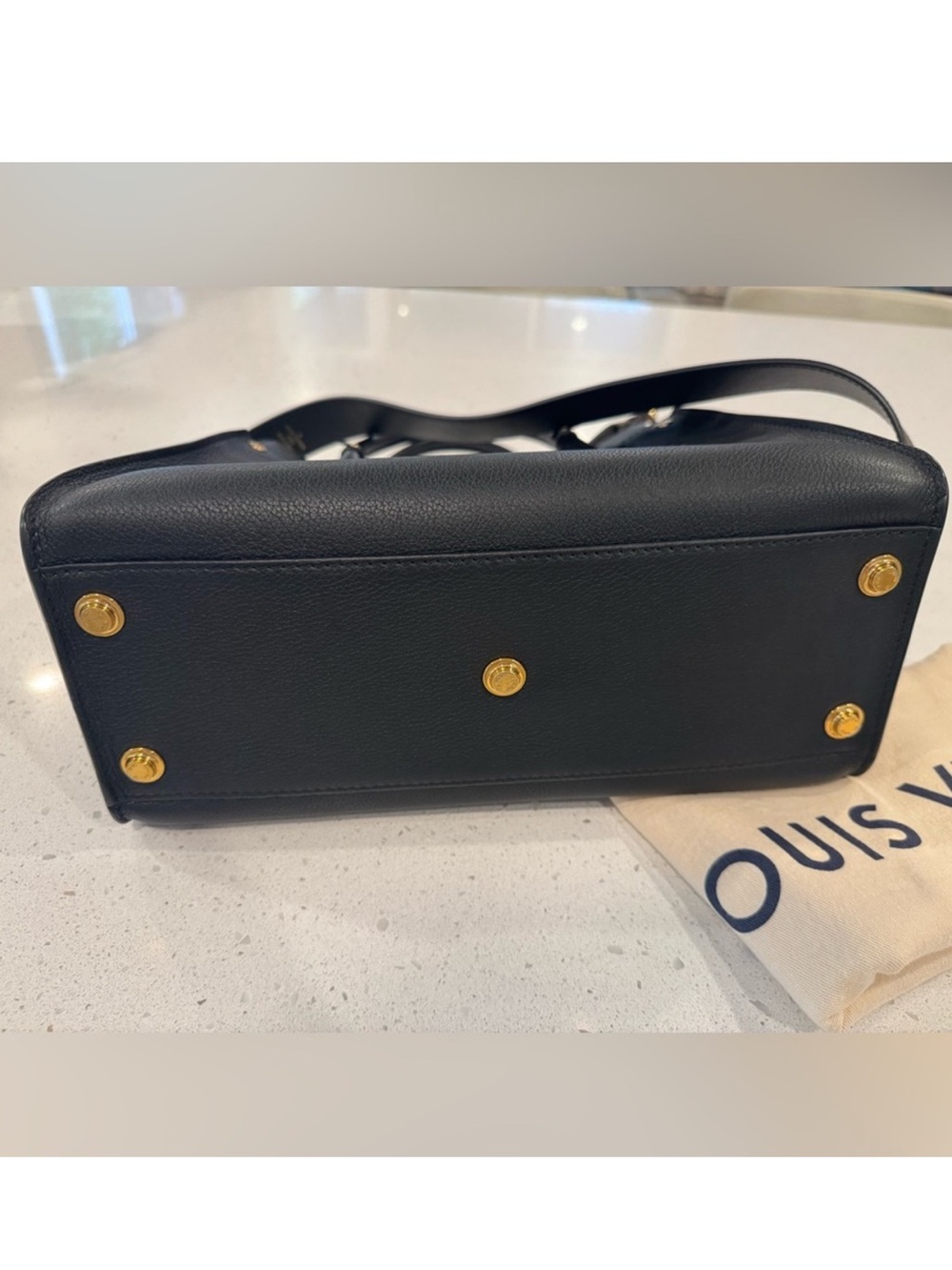 Louis Vuitton On My Side MM w/ upgraded strap; EUC - Picture 9 of 15